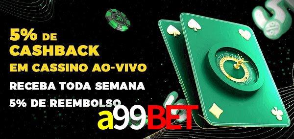 Promoções do cassino ao Vivo a99bet